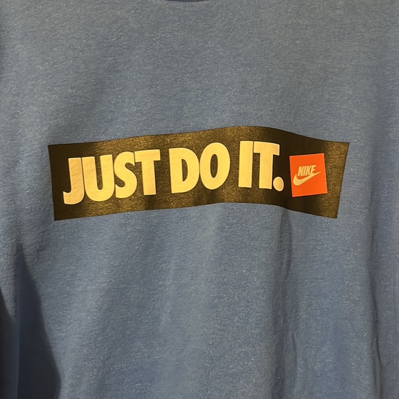 Blue Nike Crew neck XL - Picture 2 of 3